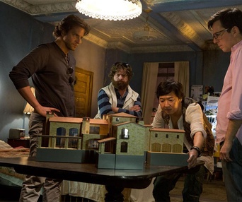 Une scène du film The Hangover Part III