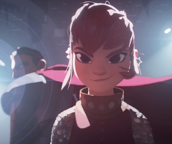 Une scène du film Nimona