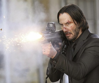 Une scène du film John Wick