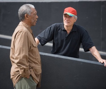 Sur le plateau du film Invictus
