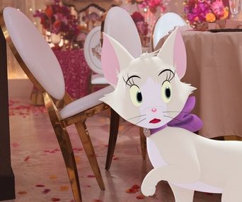 Une scène du film Tom and Jerry