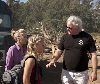 Sur le plateau du film Soul Surfer