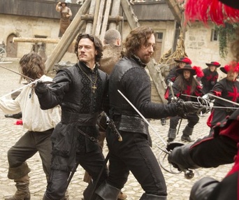 Une scène du film The Three Musketeers