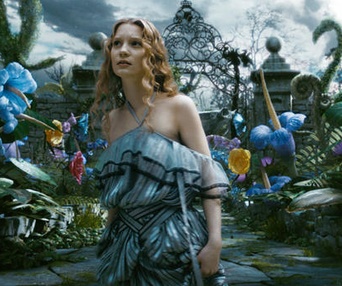 Une scène du film Alice in Wonderland
