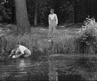 Une scène du film Le ruban blanc