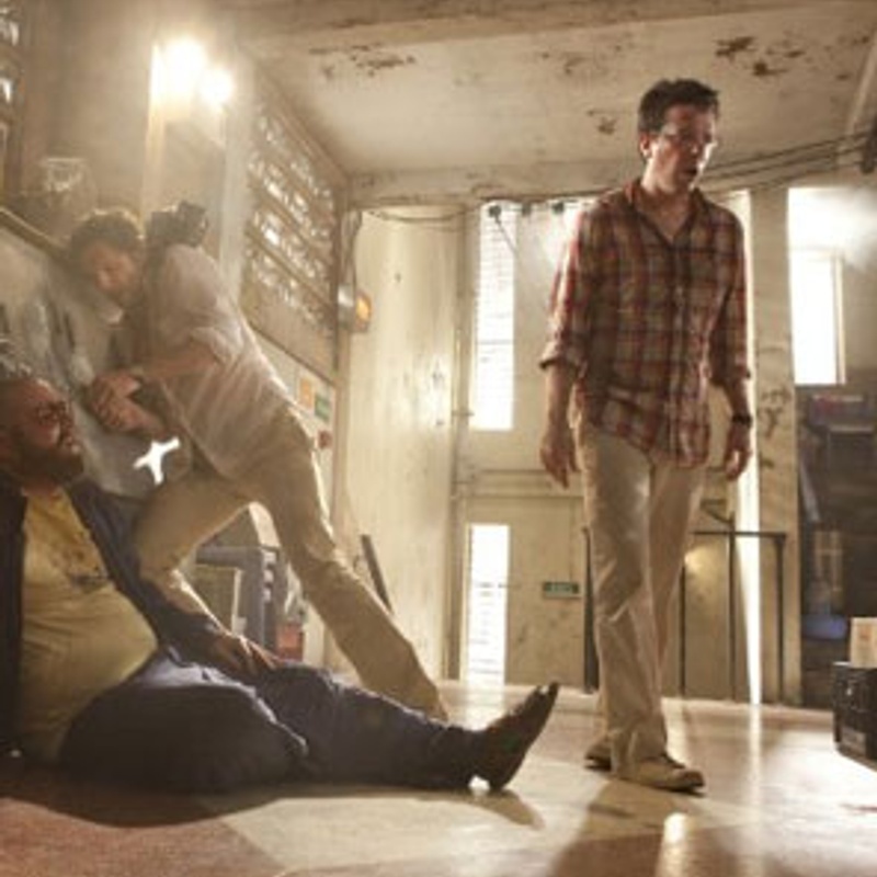 Bradley Cooper, Zach Galifianakis et Ed Helms dans le film The Hangover Part II