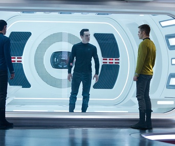 Une scène du film Star Trek Into Darkness