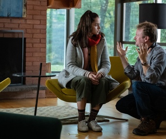 Une scène du film Knives Out