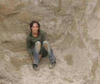 Scène du film La peau et les os, après...