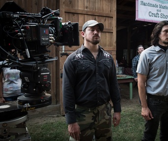 Une scène du film Logan Lucky