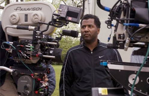 Sur le plateau du film Welcome Home, Roscoe Jenkins
