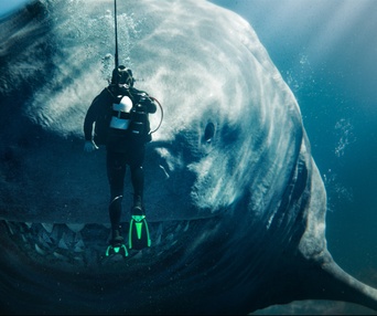 Une scène du film Meg 2: The Trench