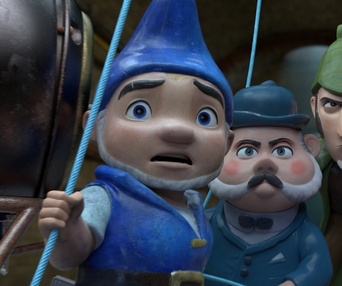 Une scène du film Sherlock Gnomes