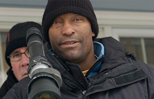 John Singleton sur le plateau de Four Brothers