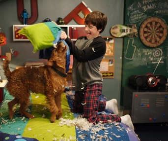 Scène du film Le chien de la caserne