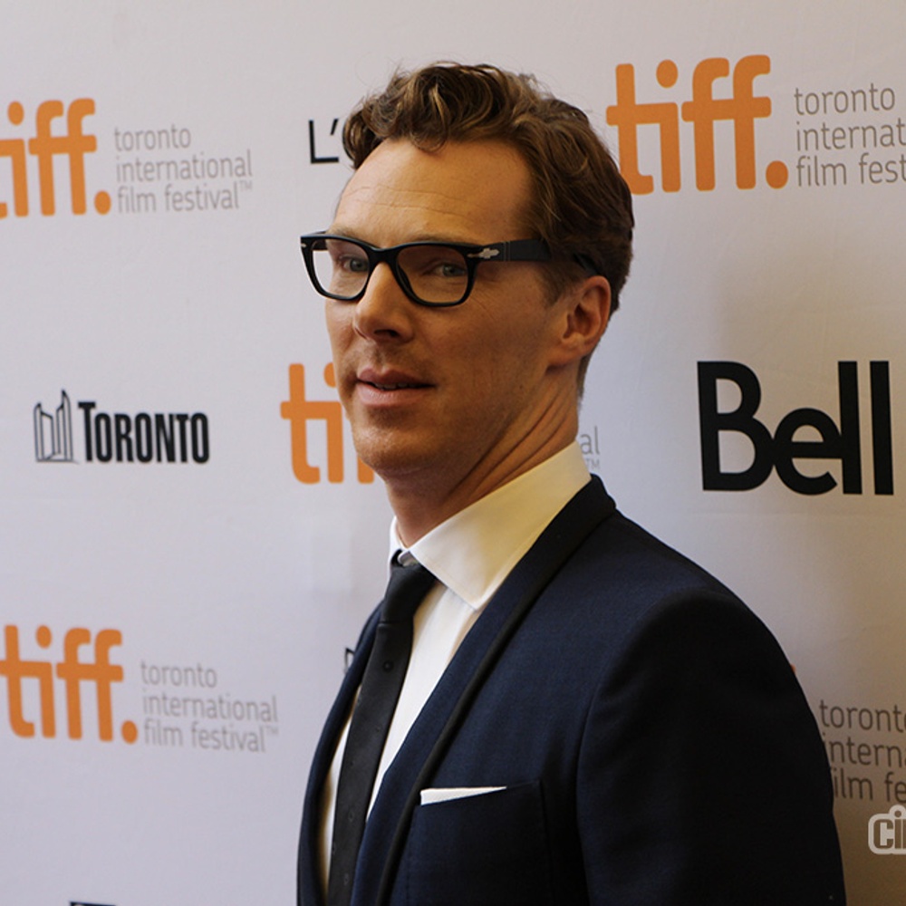 Sur le tapis rouge du film The Imitation Game
