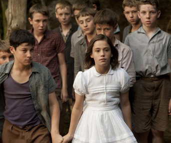 Une scène du film La guerre des boutons