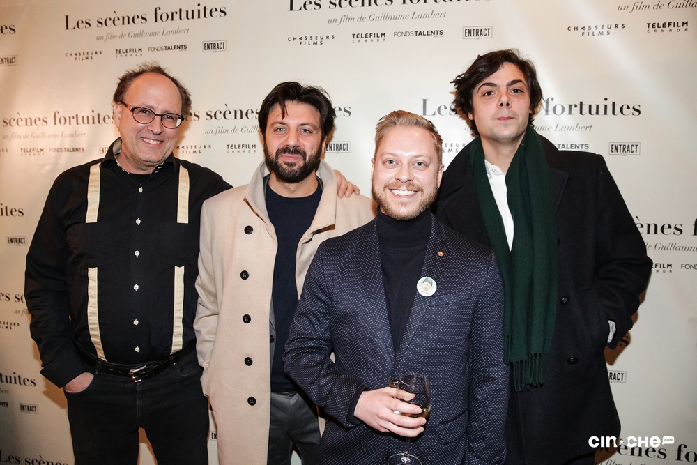 Sur le tapis rouge du film Les scènes fortuites