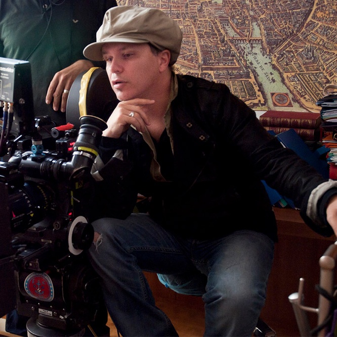 Sur le plateau du film <em>Les Seigneurs</em>