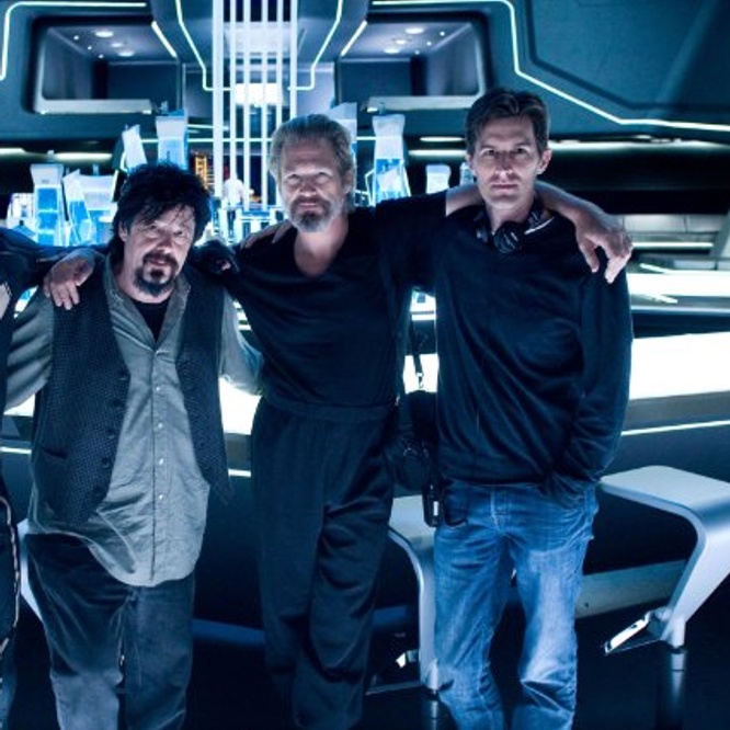 Sur le plateau du film <em>TRON: Legacy</em>