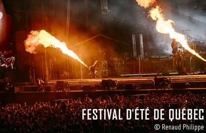 Orgie pyrotechnique et musicale pour Rammstein en clôture du FEQ