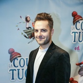 Sur le plateau du film <em>La course des tuques</em>