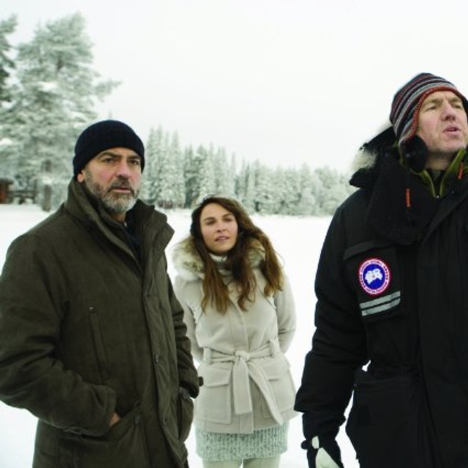 Sur le plateau du film <em>The American</em>