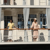 Une scène du film <em>Death on the Nile</em>