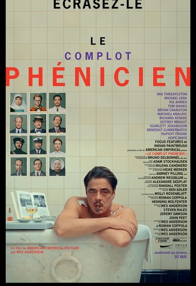Affiche en français du film Le complot phénicien