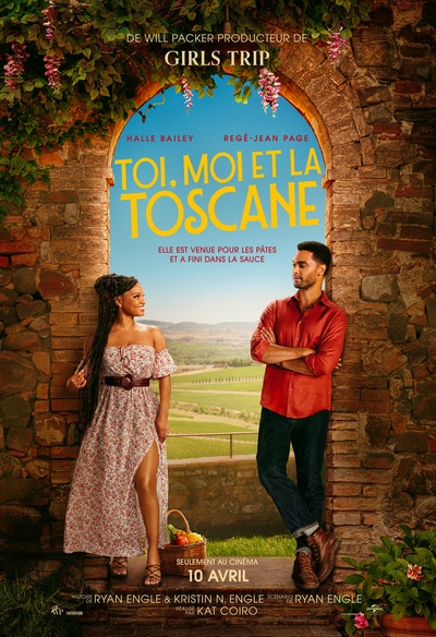 Affiche en français du film Toi, moi et la Toscane