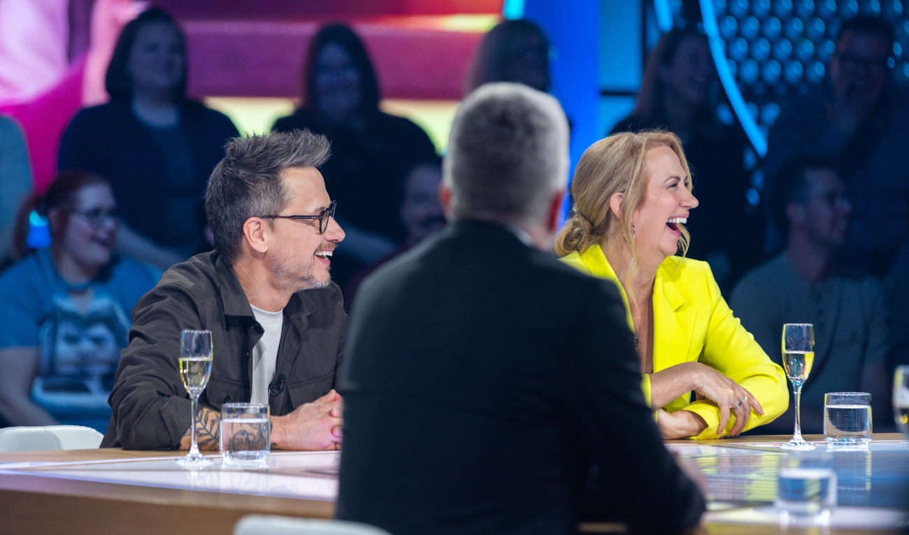 Image de l'article André Robitaille nous promet un épisode haut en couleur des «Enfants de la télé» avec Stéphane Rousseau