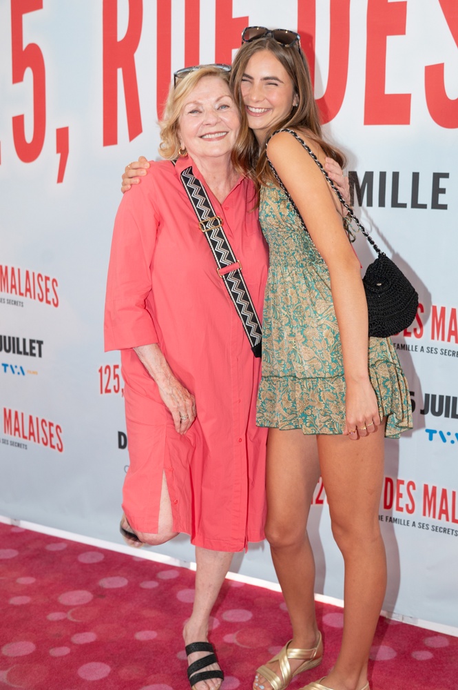 France Castel et sa petite fille Noémie