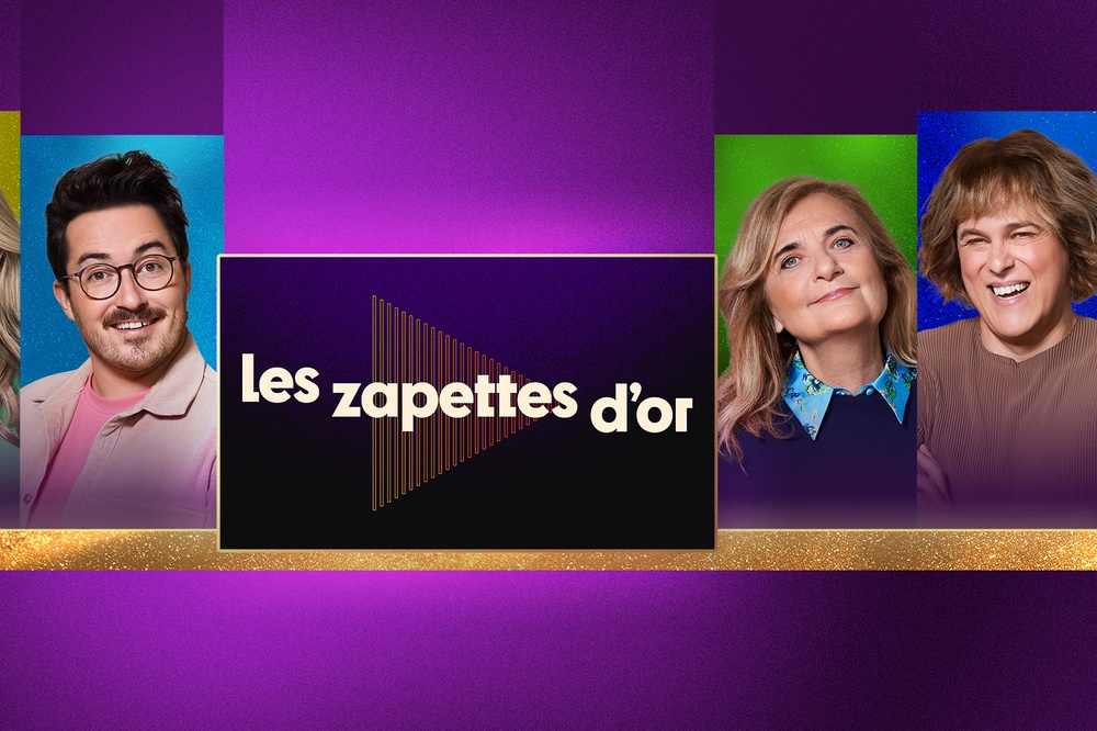 Sur la photo : Bryan Audet, Nathalie Petrowski, Alex Perron et Anne-Marie Withenshaw