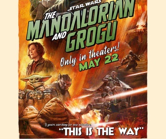 Affiche du film Star Wars: The Mandalorian and Grogu