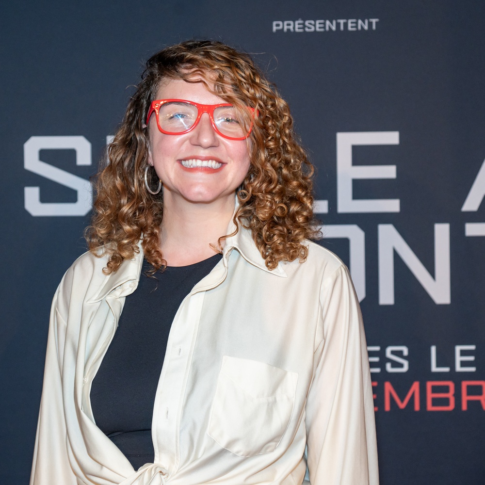 Première du film Seule au front (Out Standing)