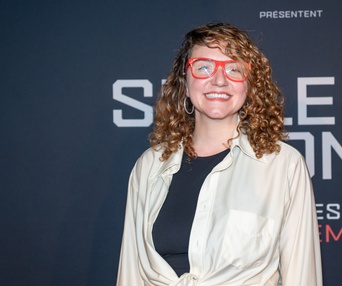 Première du film Seule au front (Out Standing)