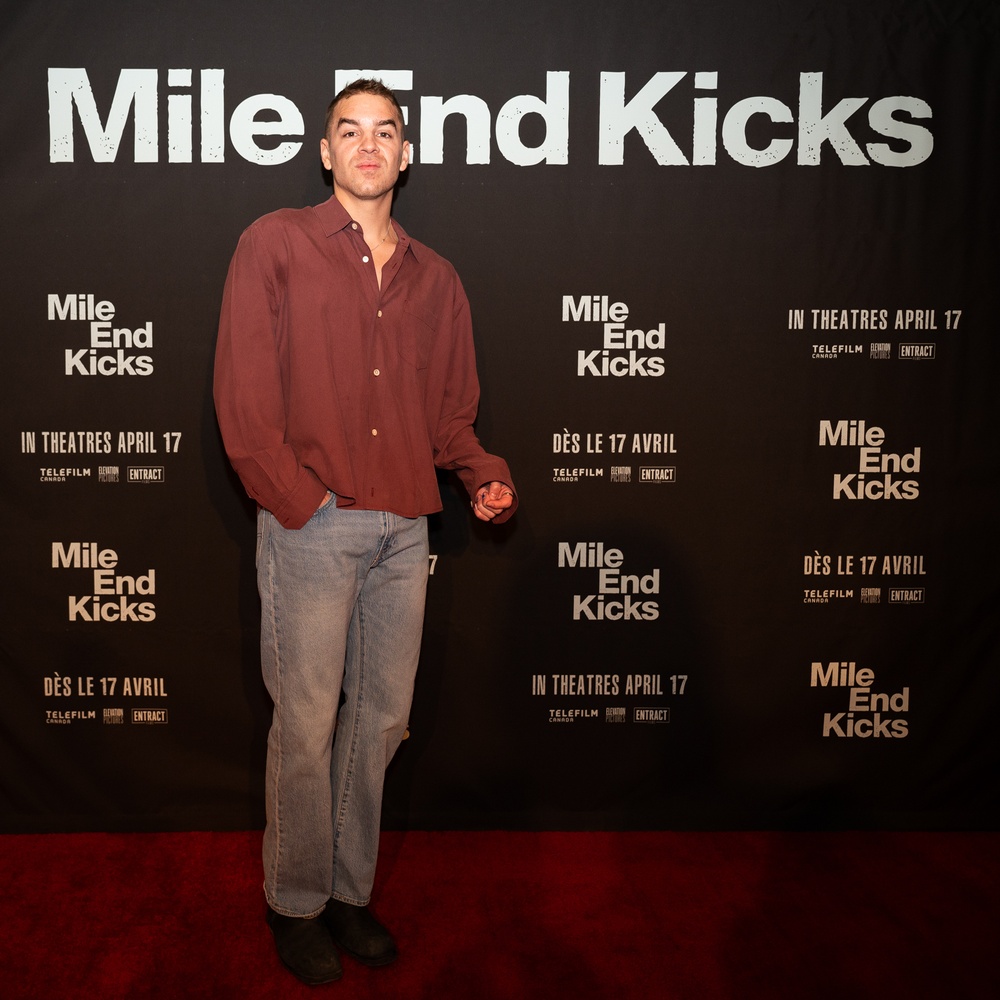 Tapis rouge de la première montréalaise du film Mile End Kicks