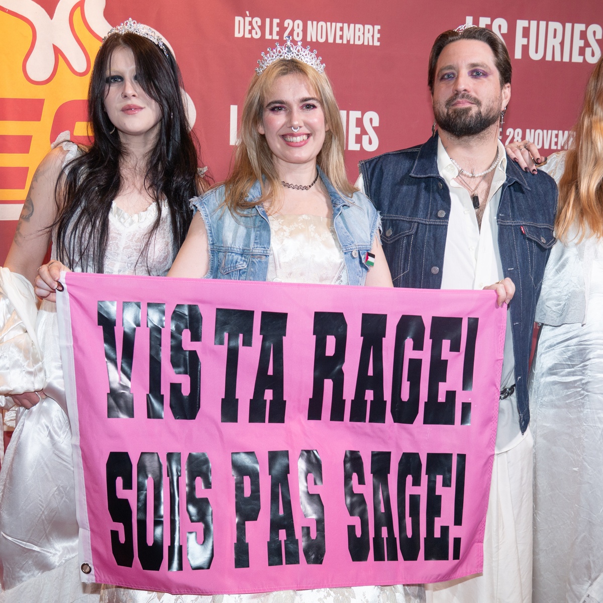 Tapis rouge de la première du film Les Furies