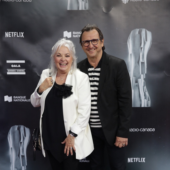 Sur le tapis rouge du Gala Québec Cinéma 2019