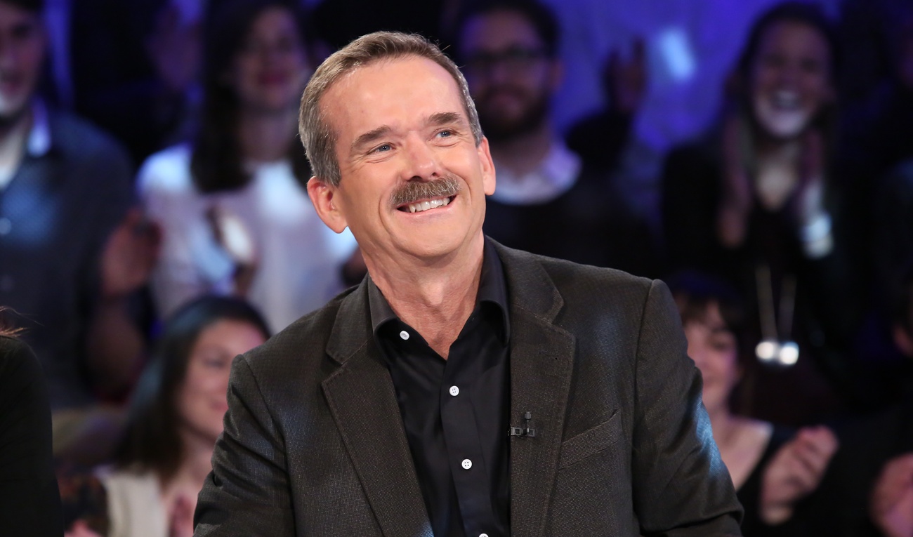 L'astronaute Chris Hadfield et Fabien Cloutier à Tout le monde en parle