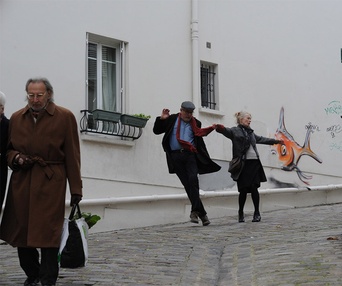 Une scène du film Le Week-End