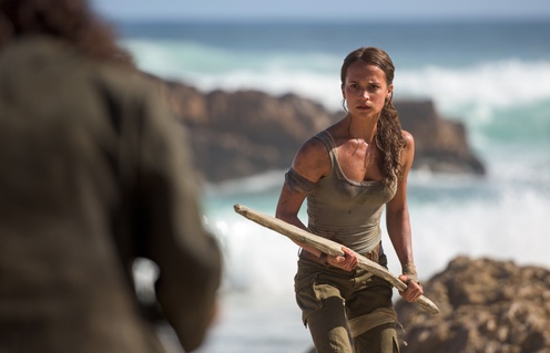 Une scène du film Tomb Raider