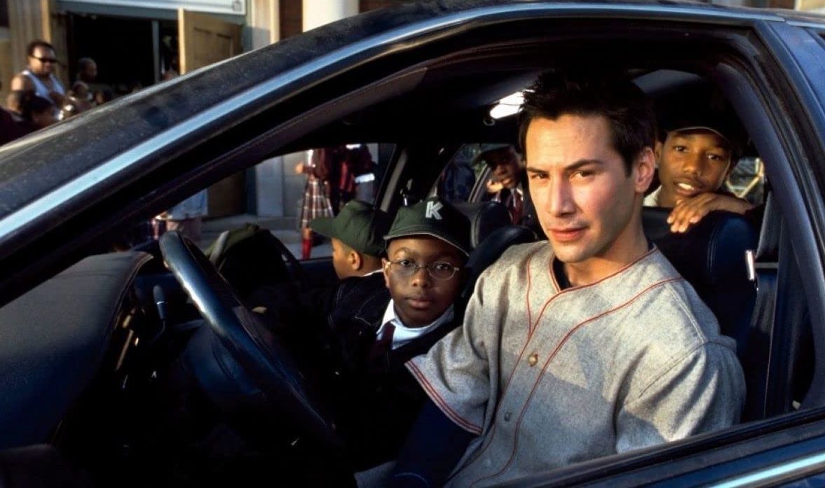 Keanu Reeves et Michael B. Jordan dans Hardball.