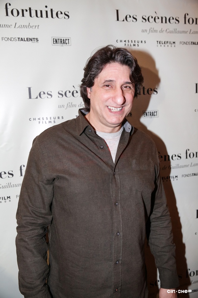 Sur le tapis rouge du film Les scènes fortuites