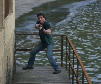 Scène du film The Expendables