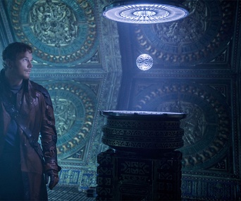 Une scène du film Guardians of the Galaxy