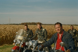 Une scène du film The Bikeriders