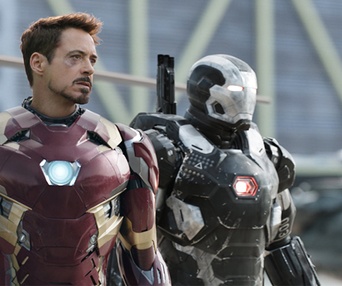 Une scène du film Captain America: Civil War