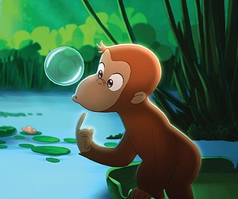 Scène du film George le petit curieux