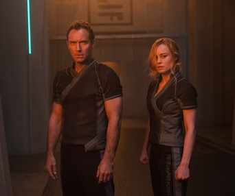 Une scène du film Captain Marvel